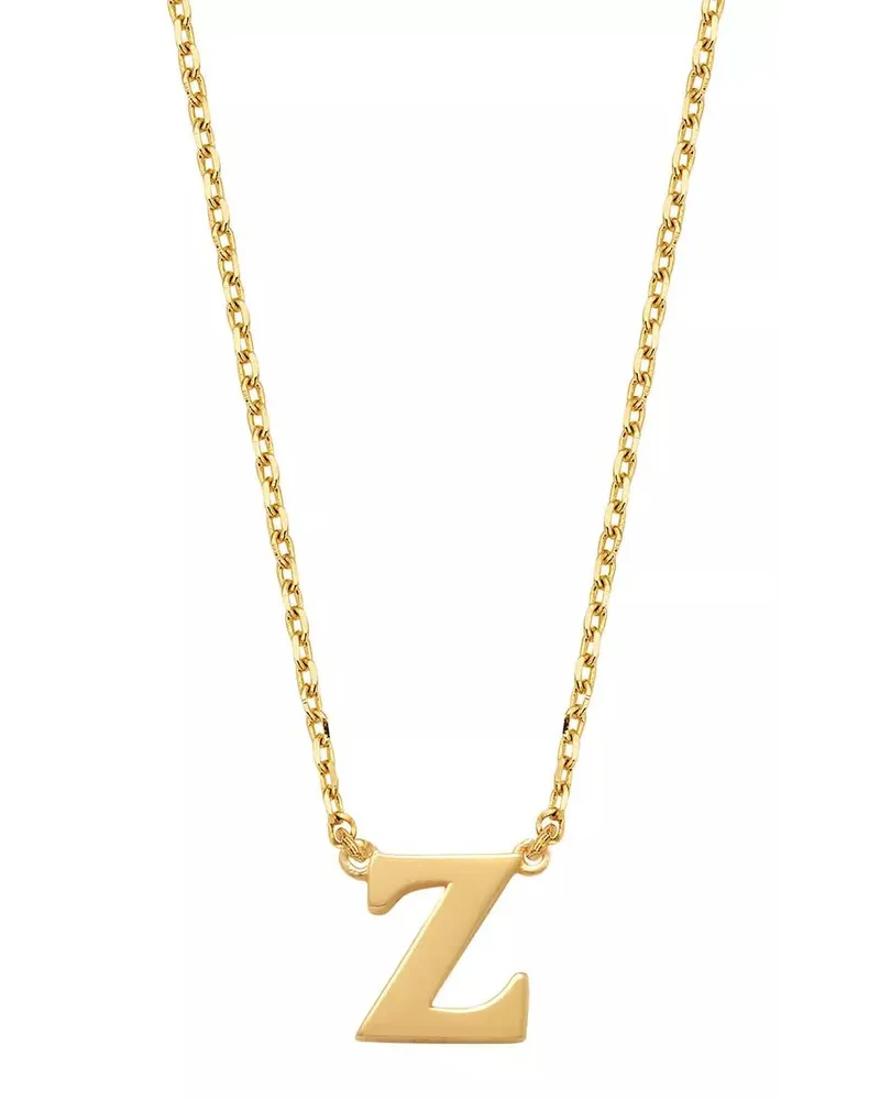 Isabel Bernard Halskette Le Marais Chloé 14 Karat Initial Necklace Letter Z Gold