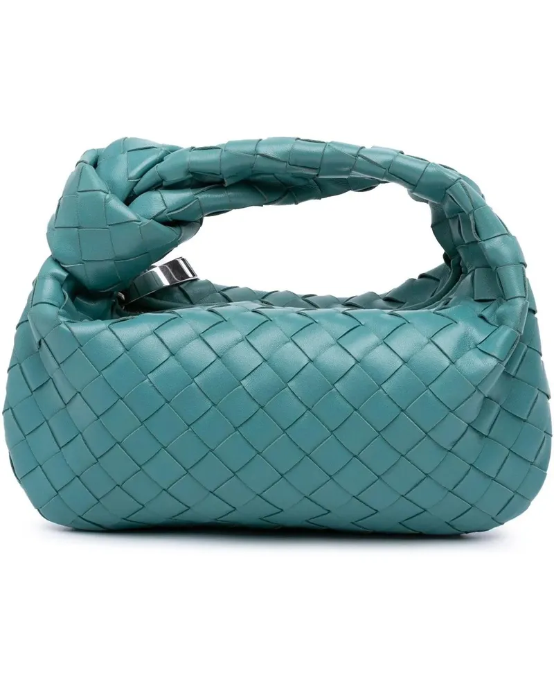 Bottega Veneta Hobo Bags 2012-2025 Mini Nappa Intrecciato Jodie blau Blau