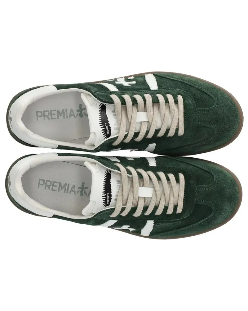 Premiata Low-Top Sneaker Deep Green Suede Sneakers grün Grün