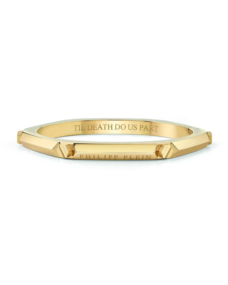 Philipp Plein Armbänder Armband The Plein Cuff gold Gold