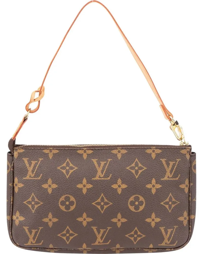 Louis Vuitton Crossbody Bags  Canvas Monogram Pochette Accessoire braun Braun