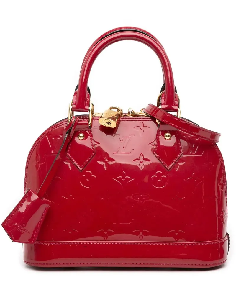 Louis Vuitton Hobo Bags Monogram Vernis Alma BB rot Rot