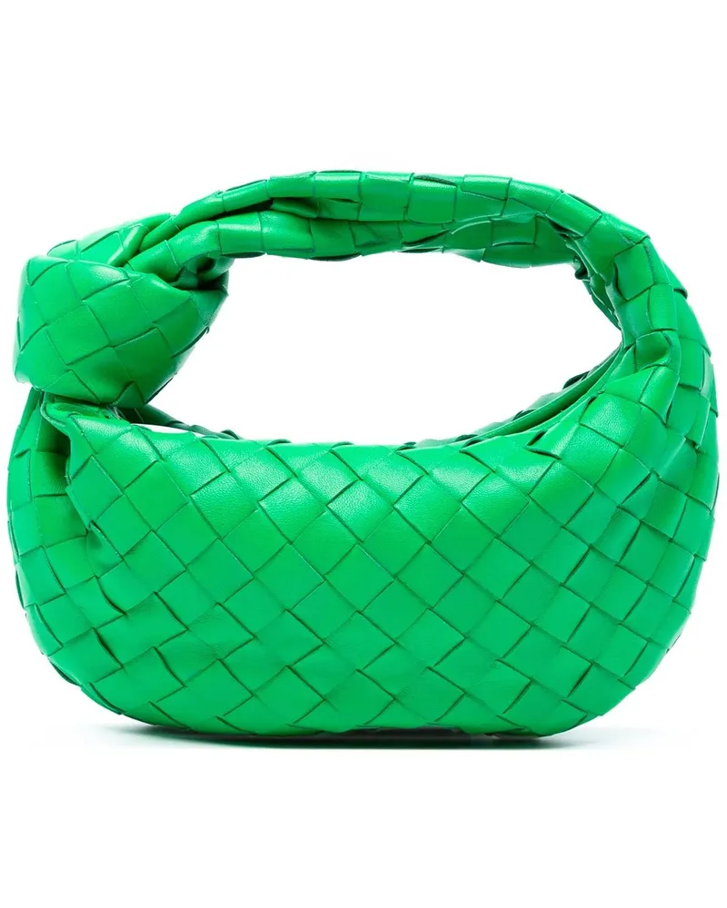 Bottega Veneta Hobo Bags Mini Nappa Intrecciato Jodie grün Grün