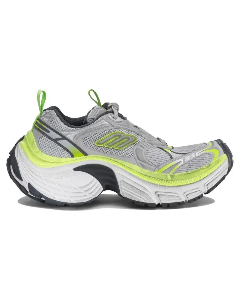 Balenciaga Low-Top Sneaker Slip-On Sneakers With Textured Upper grau Grau