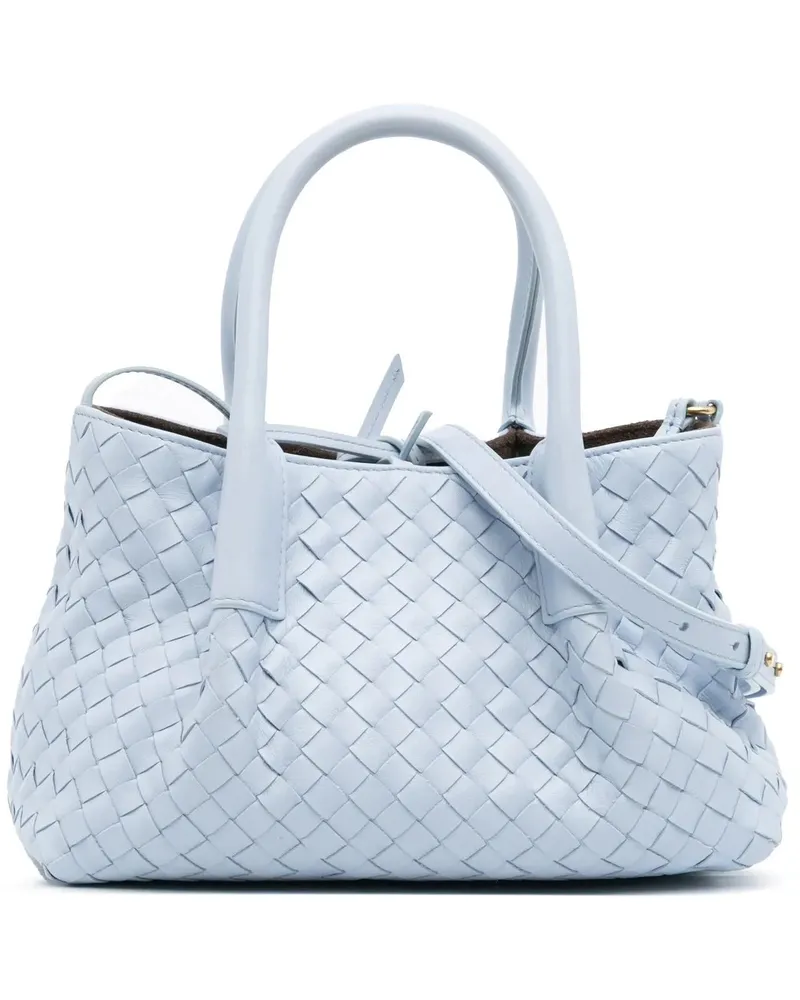 Bottega Veneta Hobo Bags Small Calfskin Intrecciato Pinacoteca Tote blau Blau