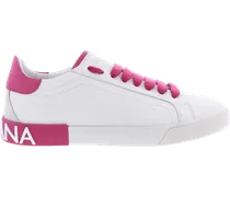 Low-Top Sneaker Dames Portofino Vintage Sneaker Wit weiß