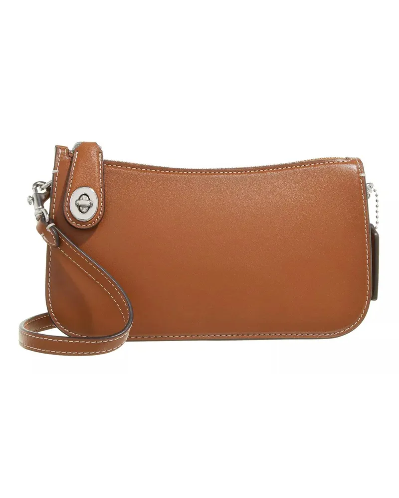 Coach Crossbody Bags Glovetanned Leather Penn Bag braun Braun