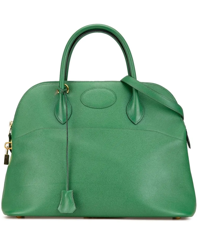 Hermès Crossbody Bags 1994 Courchevel Bolide 35 grün Grün