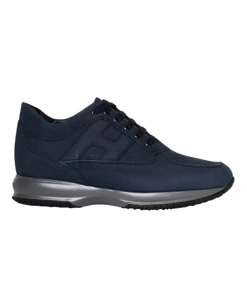 Hogan Low-Top Sneaker Nubuck Blue  Interactive Sneakers blau Blau