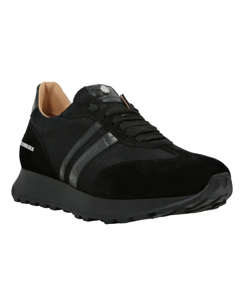 Billionaire Low-Top Sneaker Läufer Sneaker Logo schwarz Schwarz