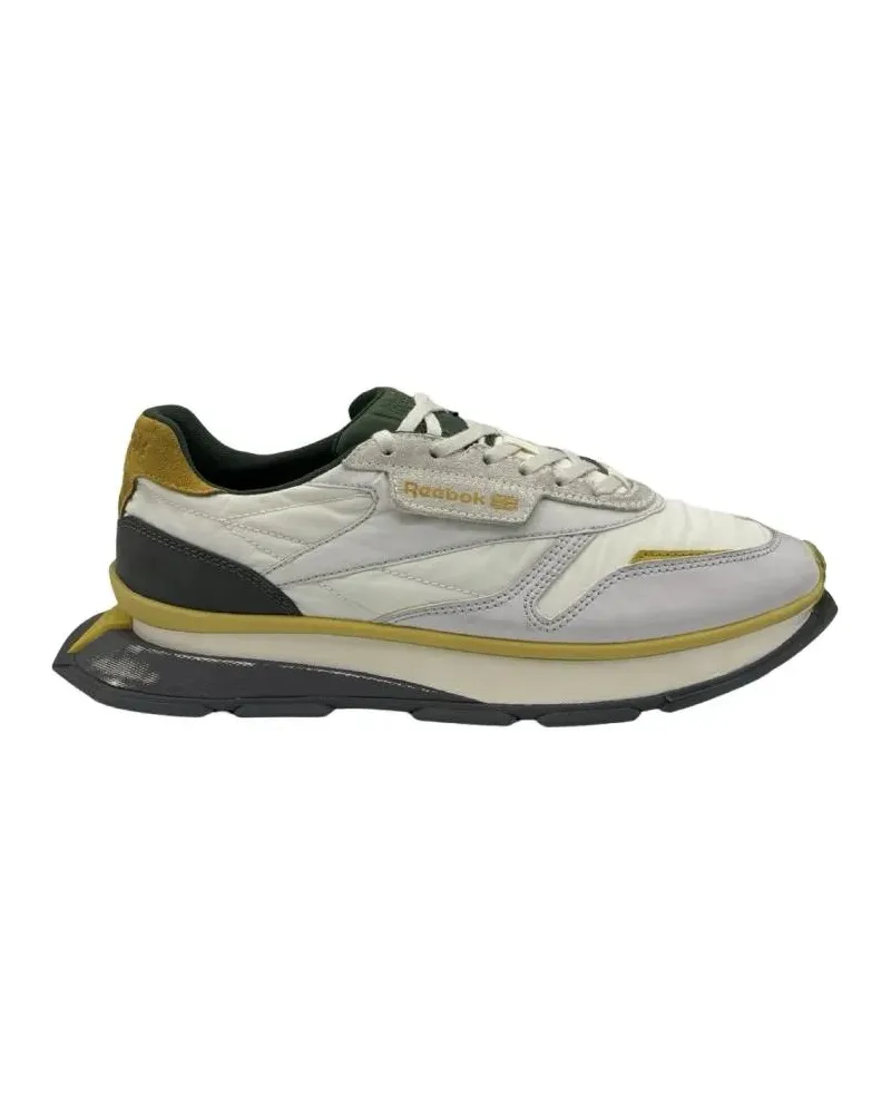 Reebok Low-Top Sneaker Classic Leather Ltd Grey/Yellow Sport Nylon Sneake bunt Bunt