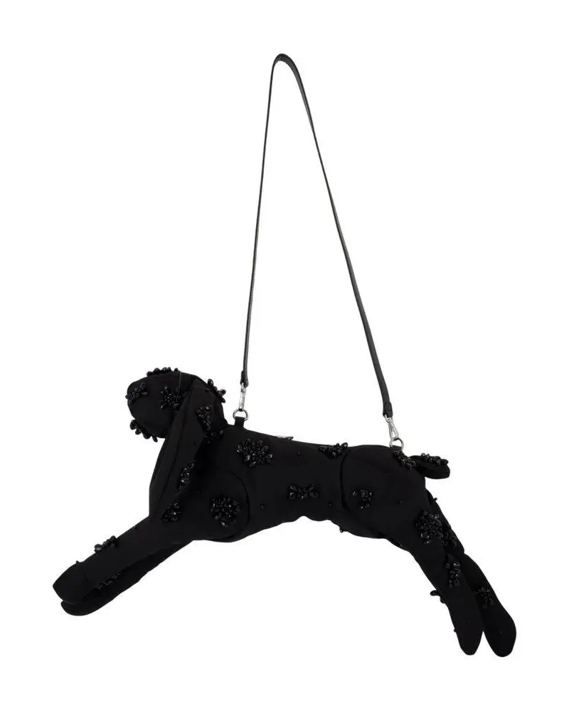 Simone Rocha Hobo Bags Turbo Crossbody - Synthetic - Black schwarz Schwarz