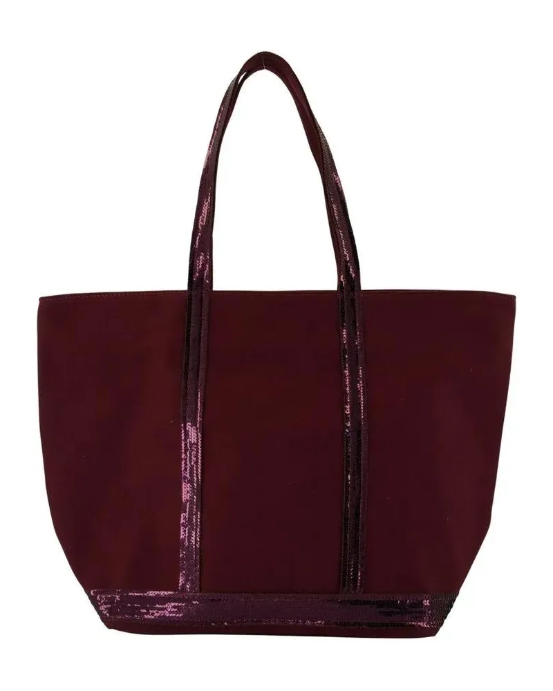 Vanessa Bruno Shopper & Totes L Zippe Shopper Bag - Cotton - Purple lila Lila
