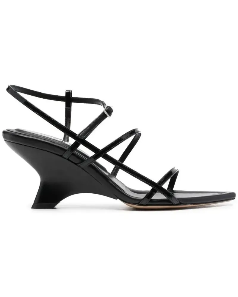 Gia Borghini Slipper & Pantoletten Gia 26  Wedge Mule schwarz Schwarz
