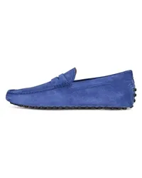 TOD'S Sneakers Mokassins aus Veloursleder Blau