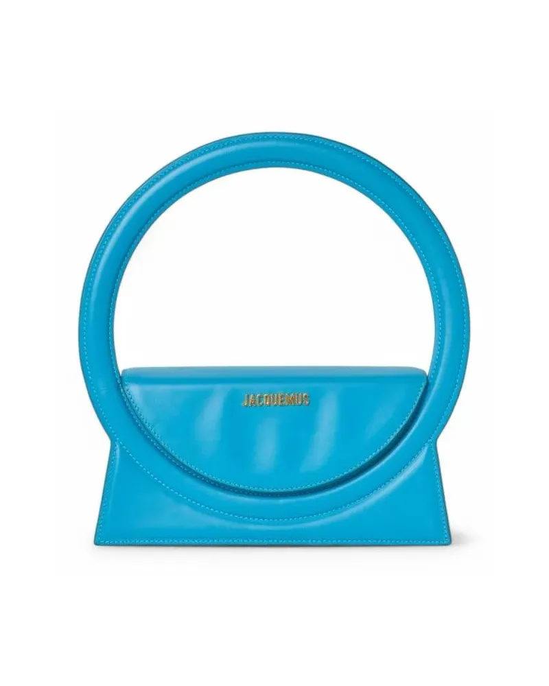 Jacquemus Crossbody Bags Le Sac Round Medium Light Blue blau Blau