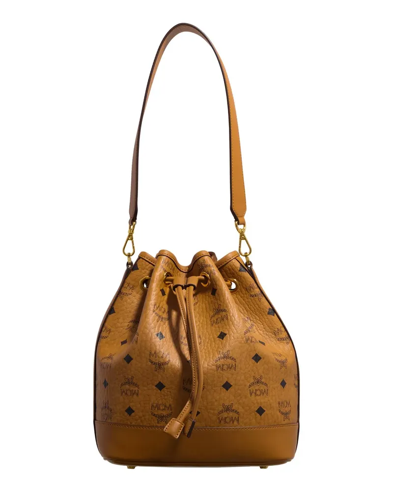 MCM Beuteltaschen Dessau Drawstring cognacbraun Cognacbraun