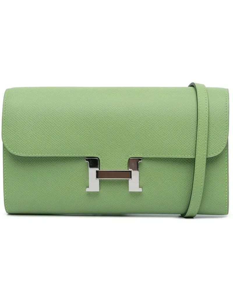 Hermès Hobo Bags Epsom Constance Long To Go Wallet grün Grün
