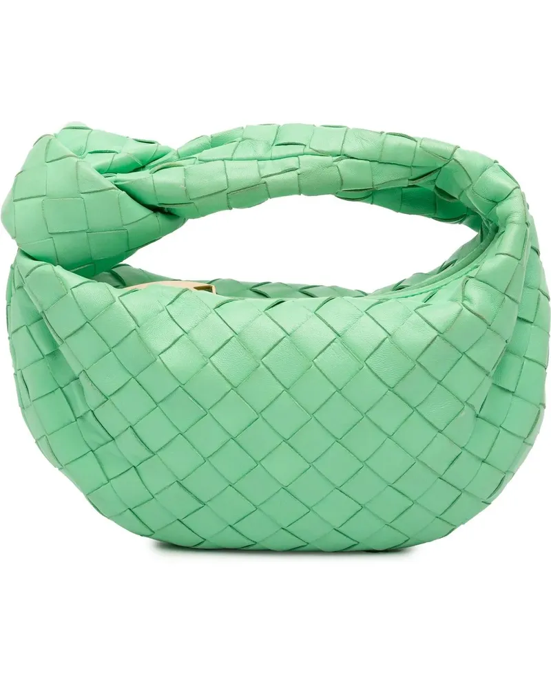 Bottega Veneta Hobo Bags Mini Nappa Intrecciato Jodie grün Grün