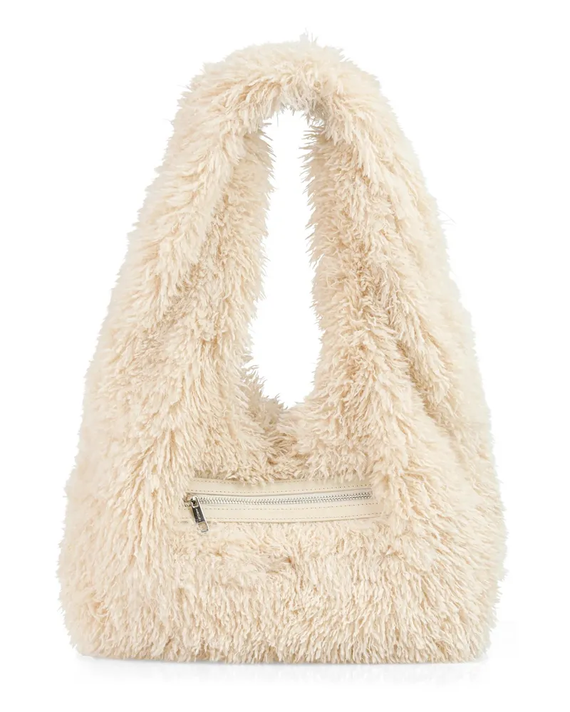 Marc Cain Hohe Schuhe Schultertasche creme Creme