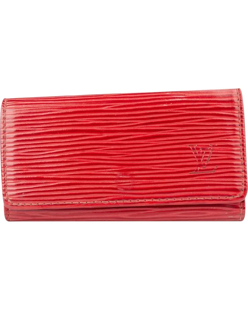 Louis Vuitton Portemonnaie  Rouge Epi Leather Keyholder rot Rot