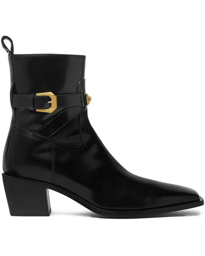 Versace Stiefel Boots Black schwarz Schwarz