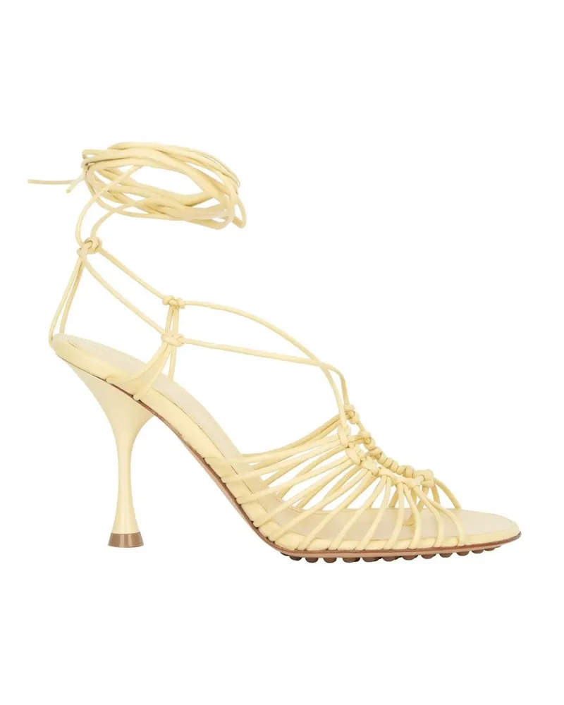 Bottega Veneta Sandalen Dot Leather Sandals Beige beige Beige