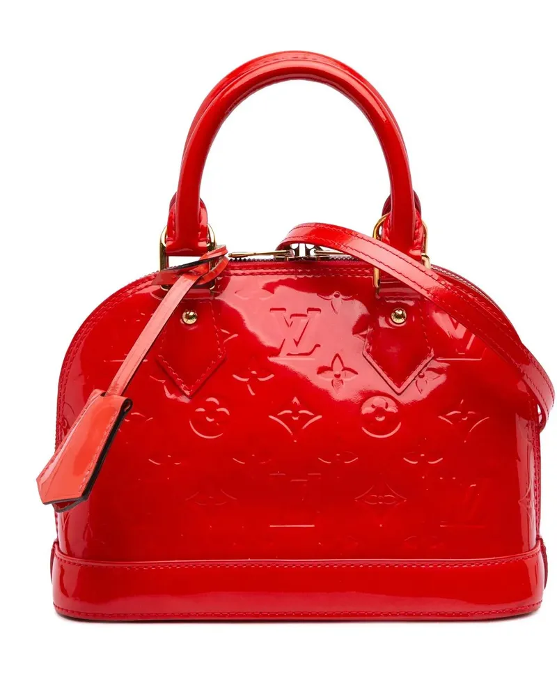 Louis Vuitton Hobo Bags Monogram Vernis Alma BB rot Rot
