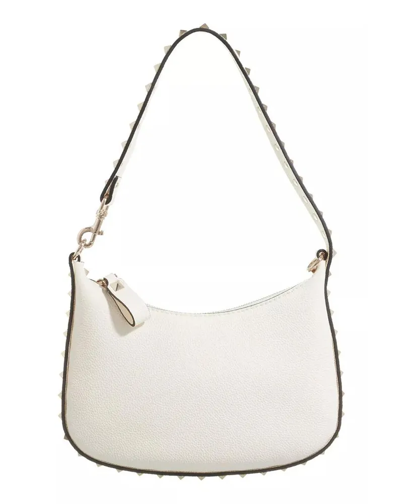 Valentino Garavani Pochettes Rockstud Mini Hobo Creme