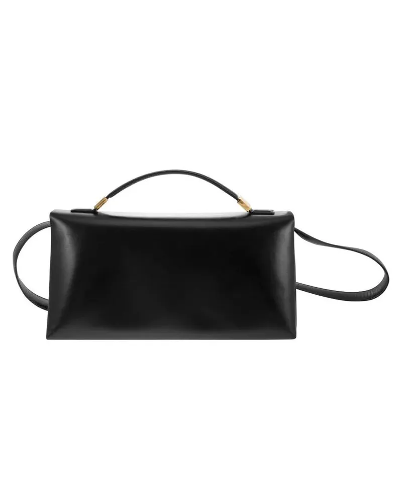 Marni Hobo Bags Prisma Leather Handbag schwarz Schwarz