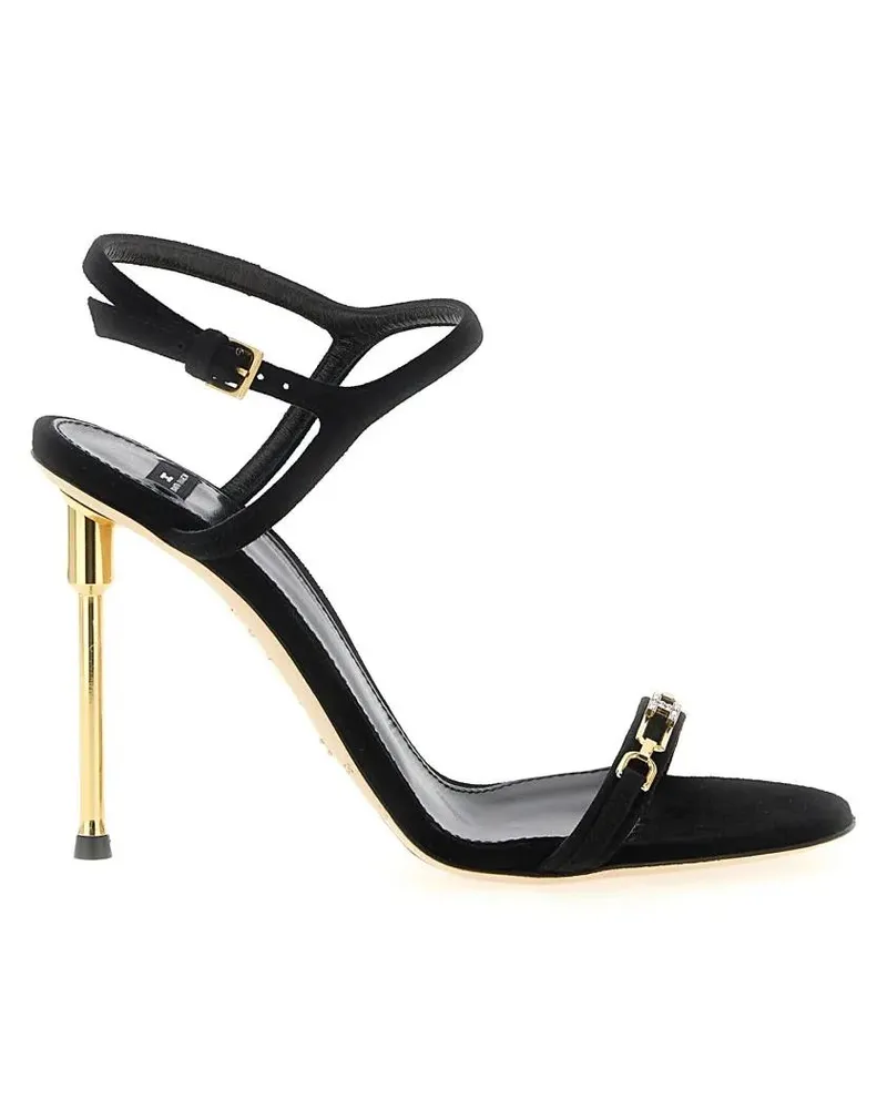 Elisabetta Franchi Sandalen Sculpture Heel Sandals schwarz Schwarz
