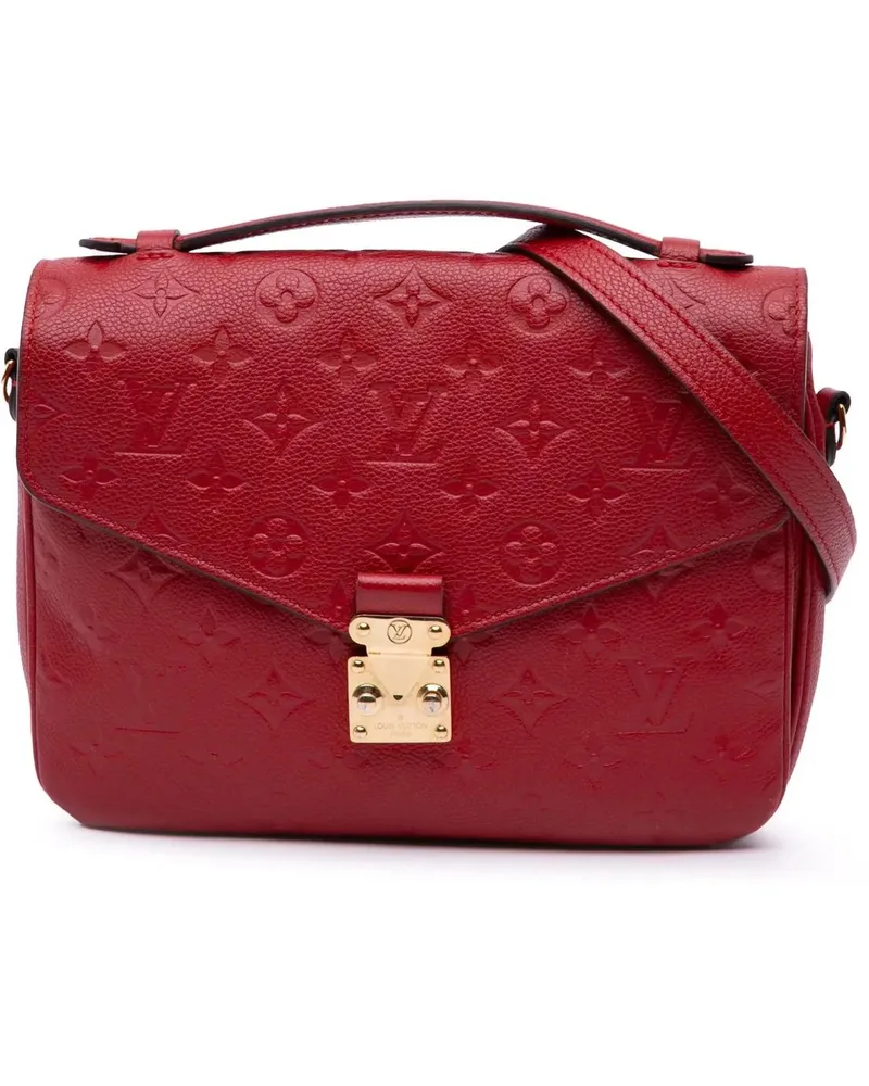 Louis Vuitton Hobo Bags 2018 Monogram Empreinte Pochette Metis rot Rot