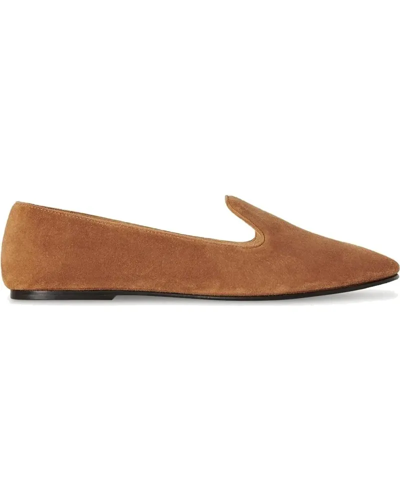 The Row Tippi Leather Loafers braun Braun