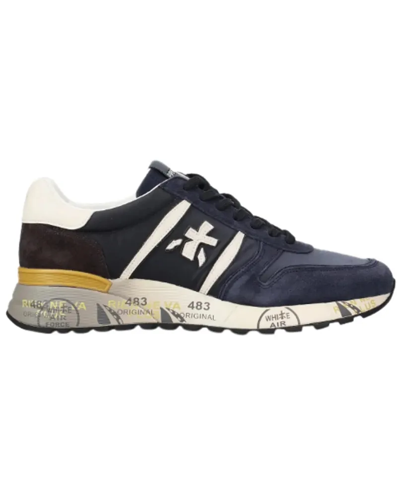 Premiata Low-Top Sneaker Sneakers Blue blau Blau
