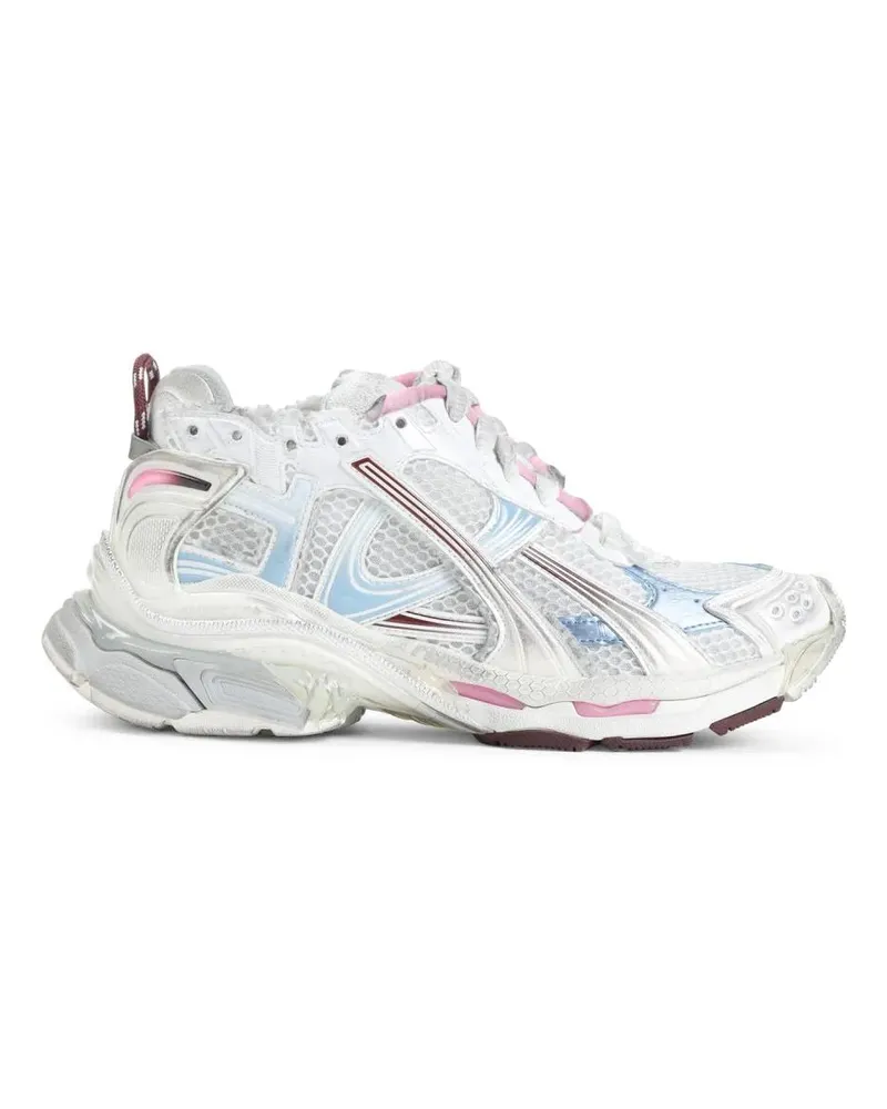 Balenciaga Low-Top Sneaker Multicolor Textured Sneakers With Chunky Sole weiß Weiß