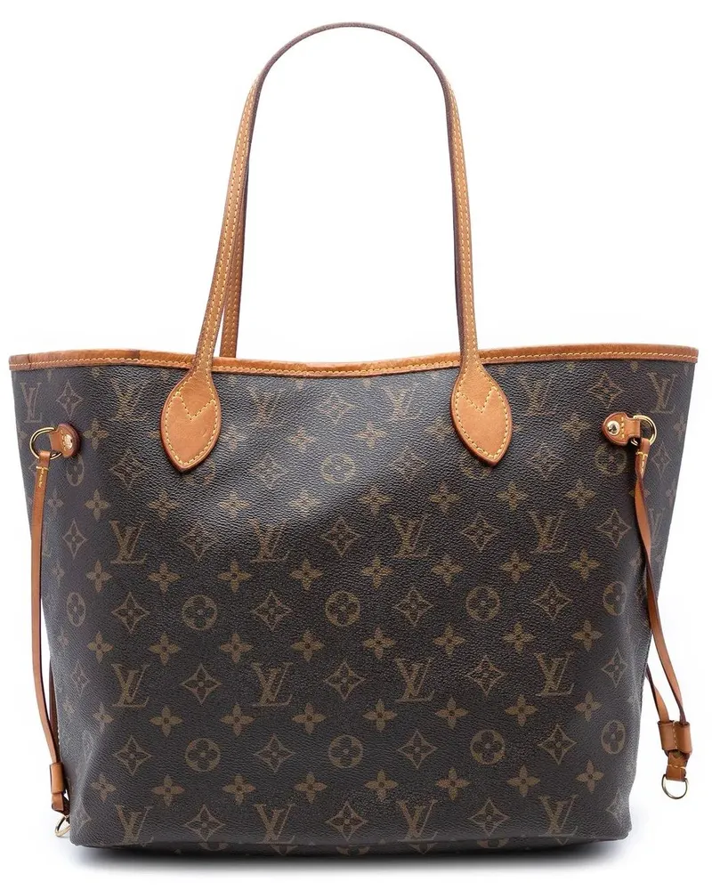 Louis Vuitton Shopper Monogram Neverfull MM braun Braun