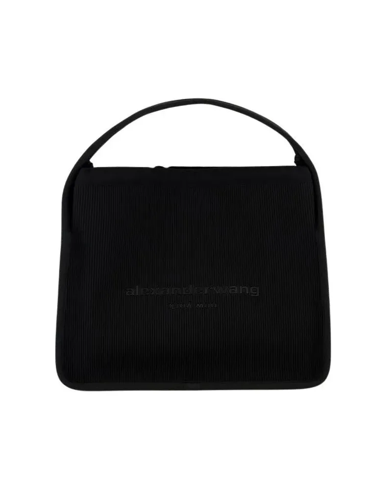 Alexander Wang Crossbody Bags Ryan Large Handbag - Mesh - Black schwarz Schwarz