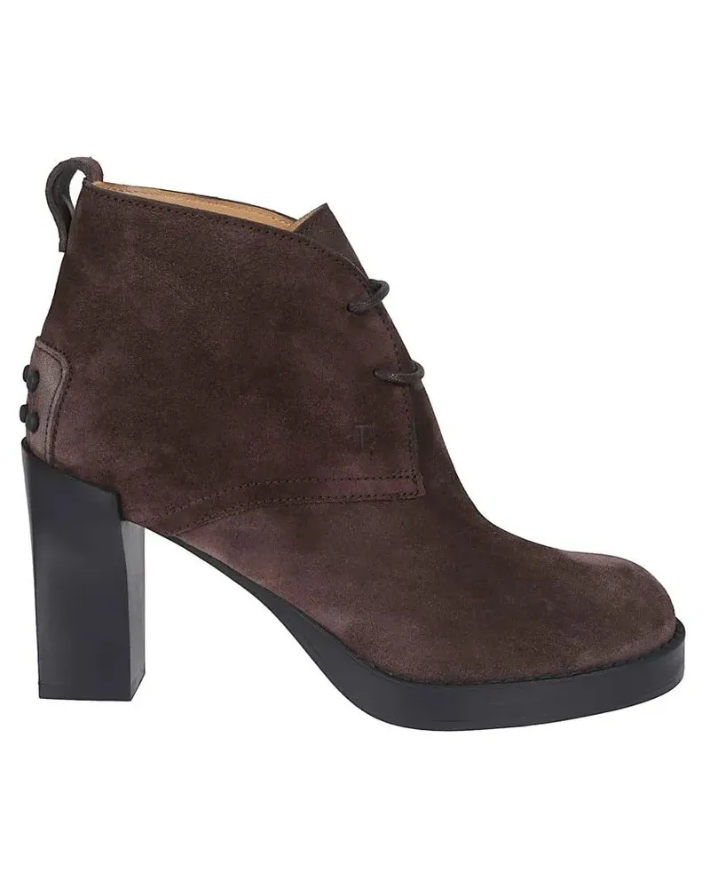 TOD'S Stiefel Rosewood Suede Ankle Boots braun Braun