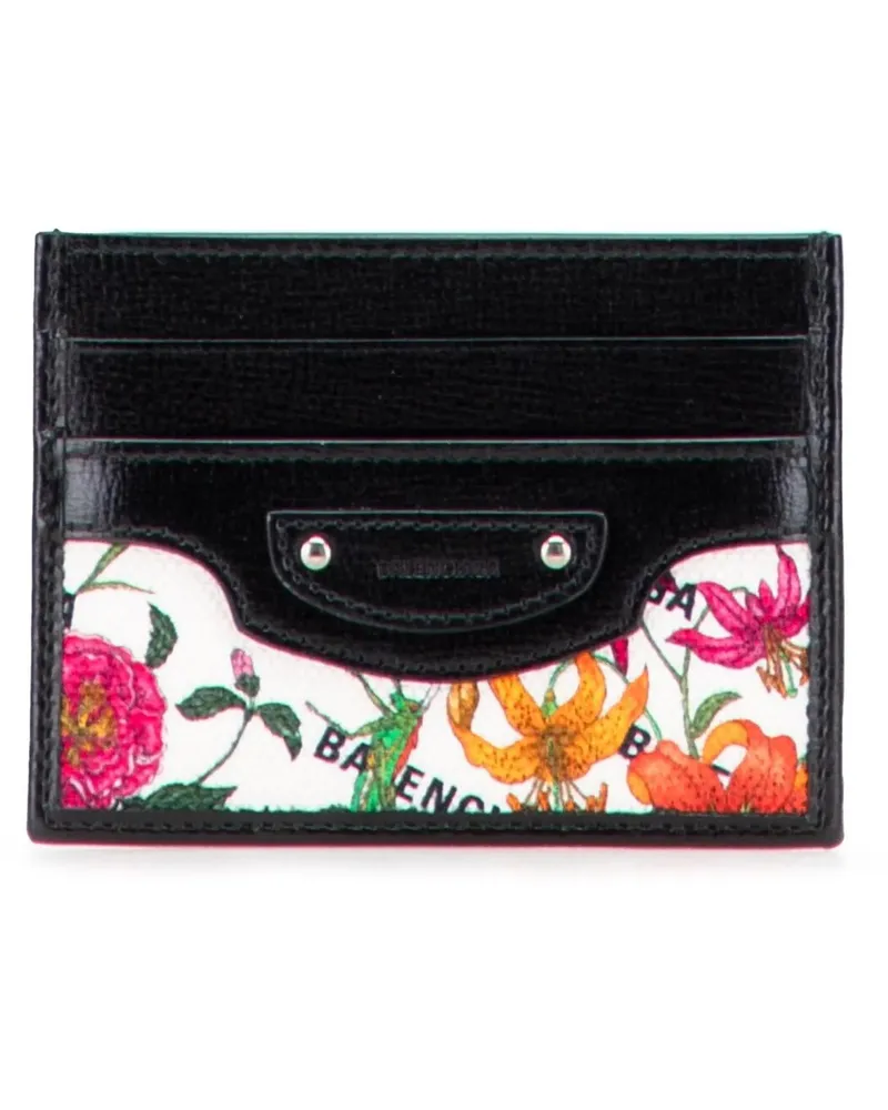 Gucci Portemonnaie Balenciaga The Hacker Project Flora Calfskin and C schwarz Schwarz