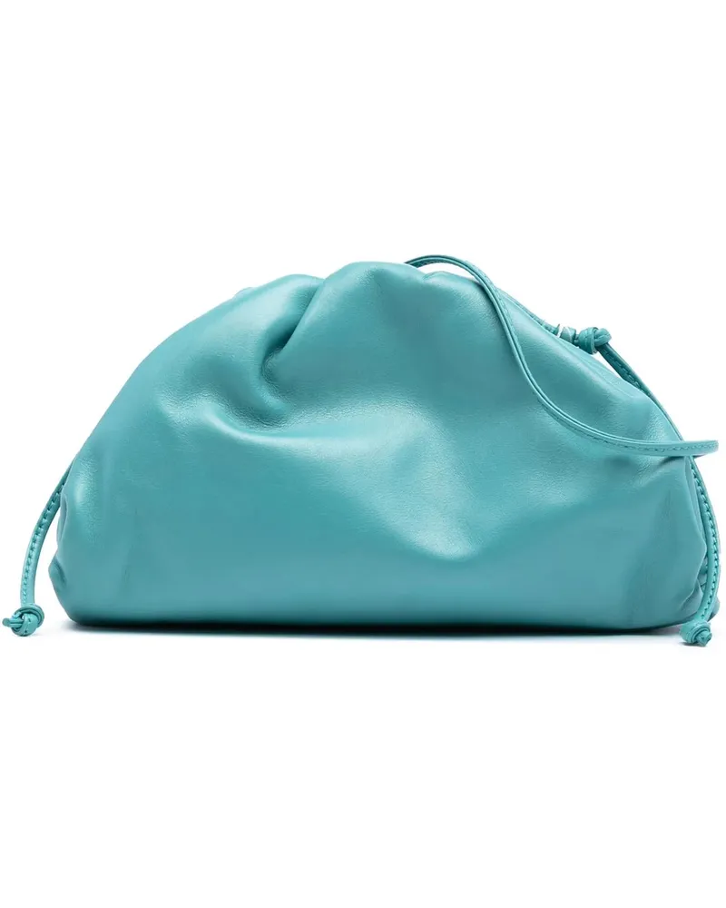 Bottega Veneta Hobo Bags Lambskin The Mini Pouch Crossbody blau Blau