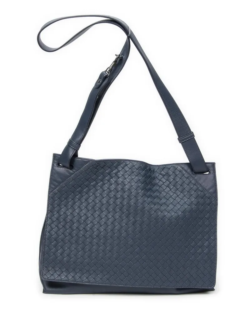 Bottega Veneta Crossbody Bags Flap Messenger Crossbody blau Blau