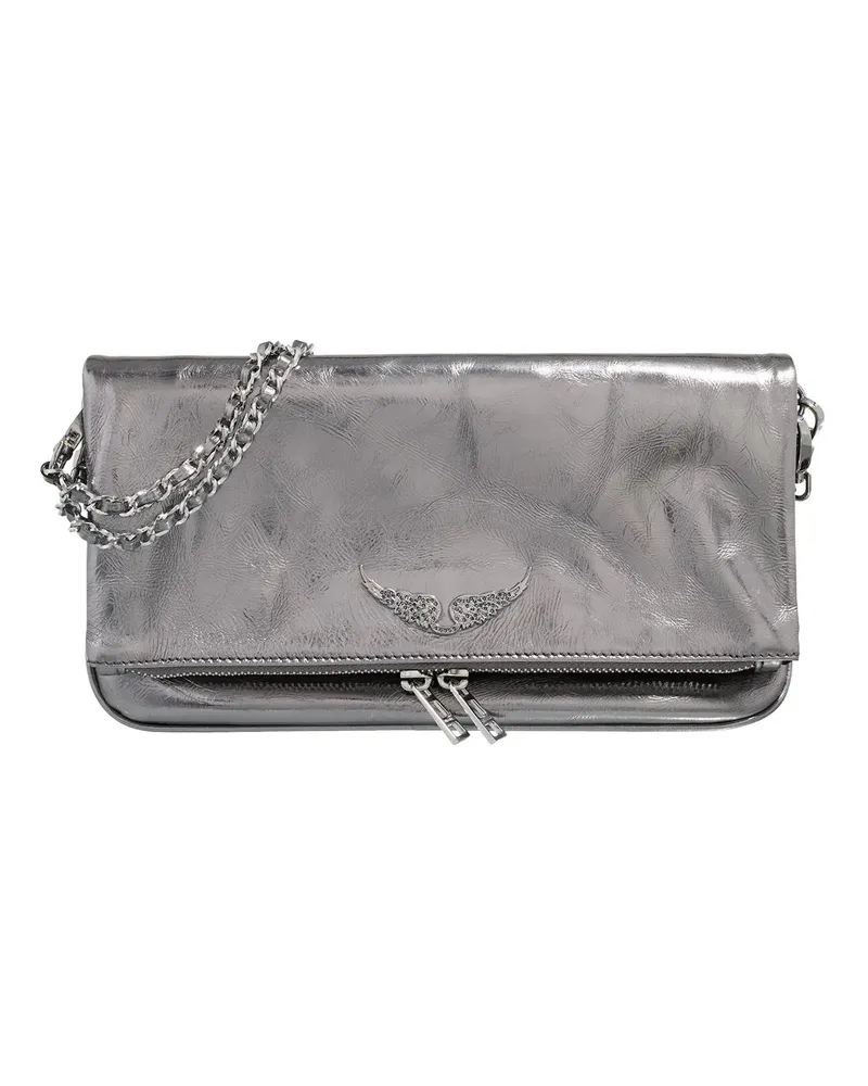 Zadig & Voltaire Crossbody Bags Rock Vintage Metal silberfarben Silber