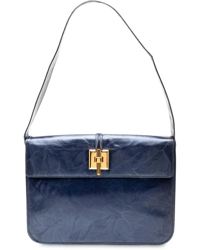 Loewe Hobo Bags Leather Flap Shoulder Bag blau Blau