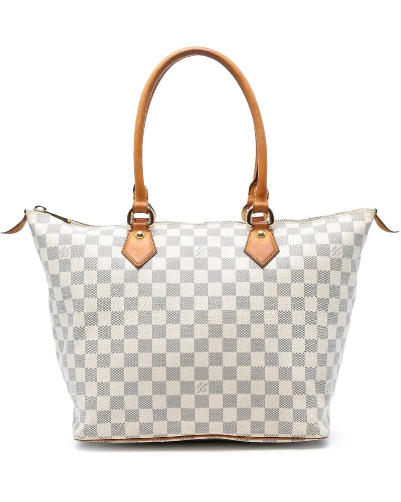 Louis Vuitton Shopper Damier Azur Saleya MM weiß Weiß