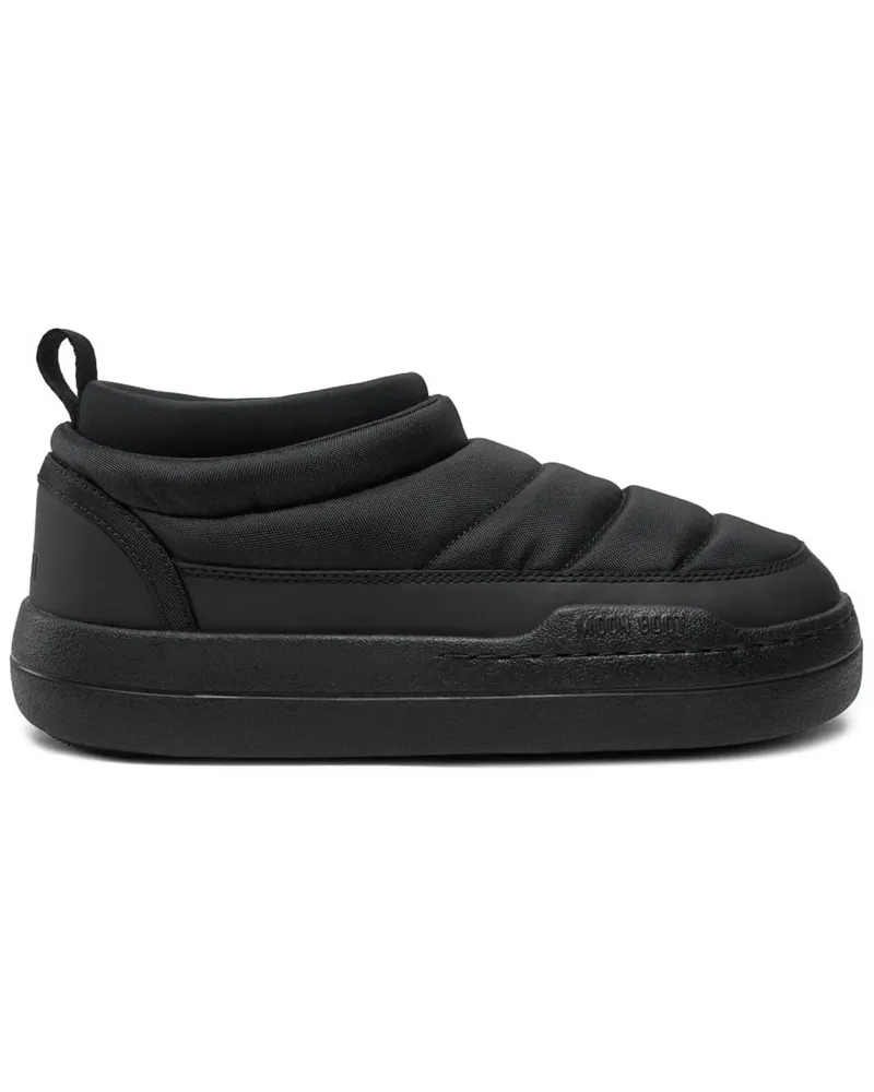 Moon Boot Low-Top Sneaker Park Soft Nylon Slip-On Sneakers schwarz Schwarz