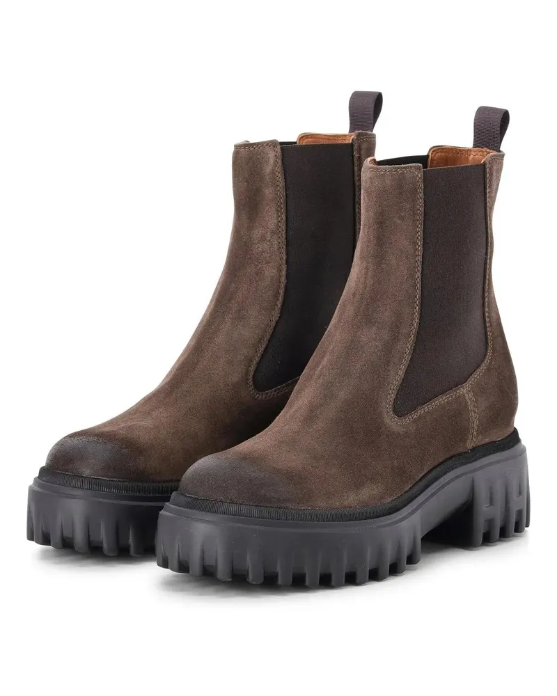 Hogan Low-Top Sneaker Chelsea Boots braun Braun