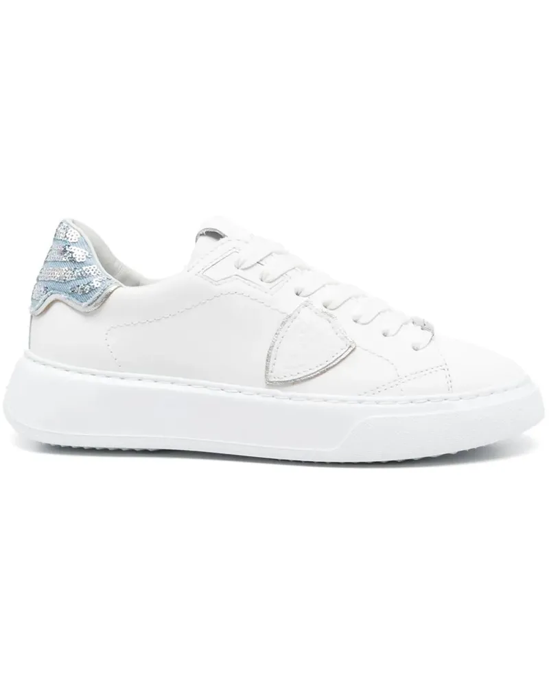 Philippe Model Low-Top Sneaker Sneakers Bianco Denim weiß Weiß