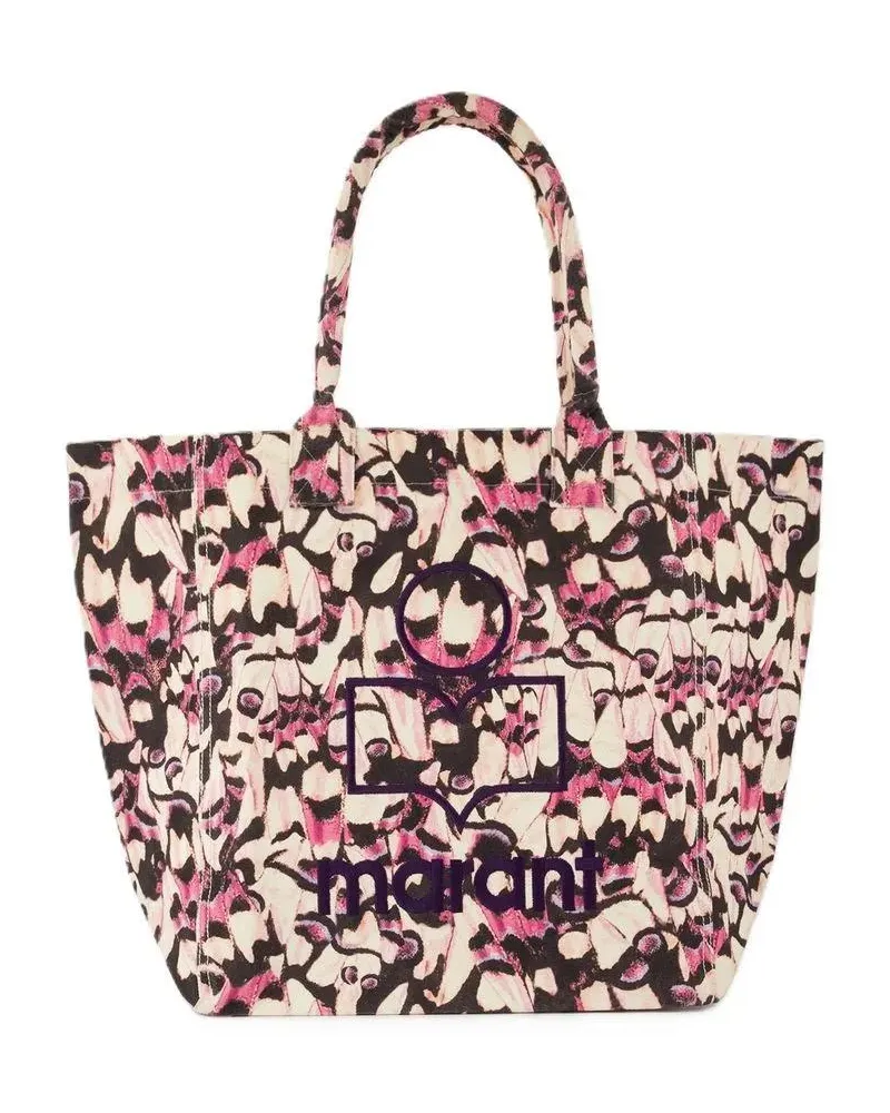 Isabel Marant Shopper & Totes Yenky Shoulder Bag - Cotton - Multi beige Beige