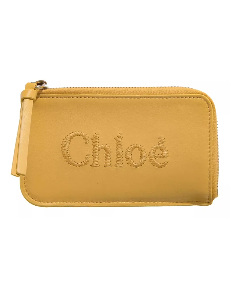 Chloé Portemonnaie Sense Cardholder gelb Gelb