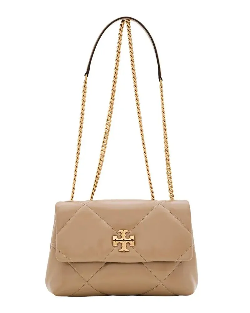 Tory Burch Hobo Bags Small Kira Diamond Quilt Shoulder Bag braun Braun